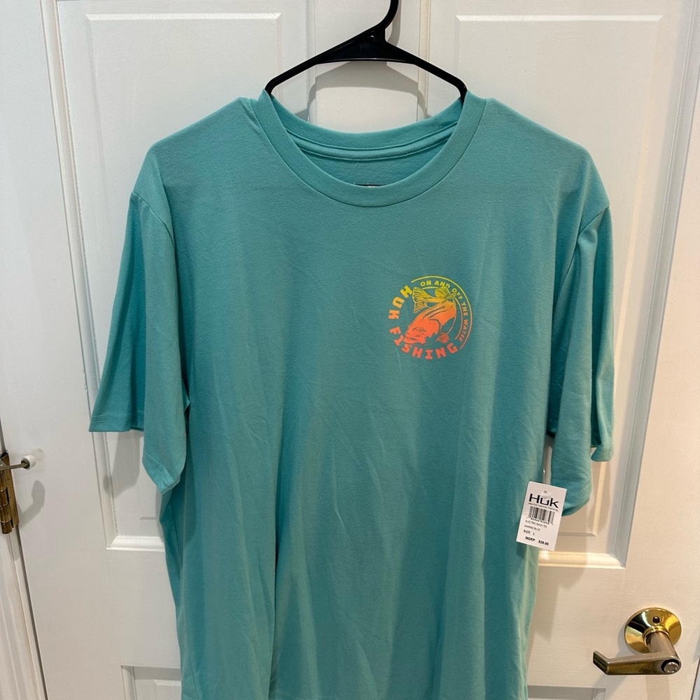 Huk Marine Blue Bass Tee